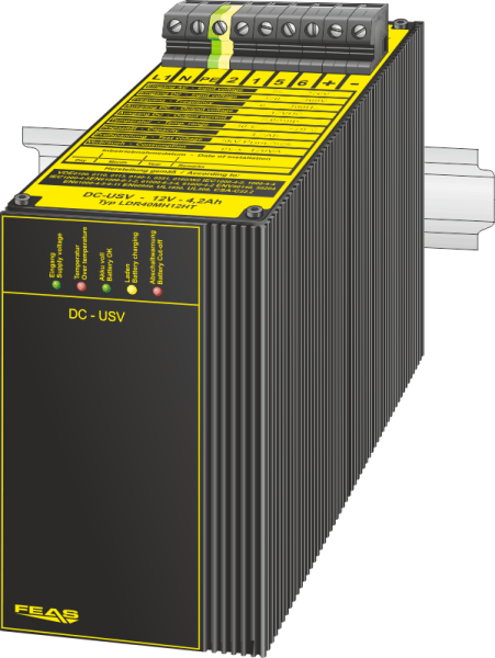 Power supply with output buffering LDR40MH12-HT-H