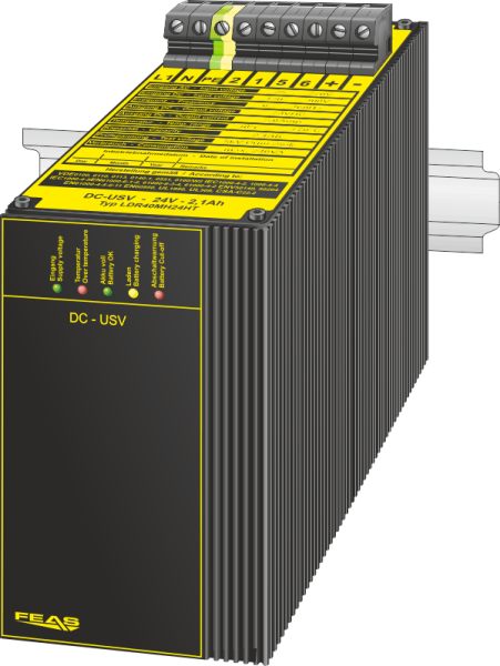 Power supply with output buffering LDR40MH24-HT-H