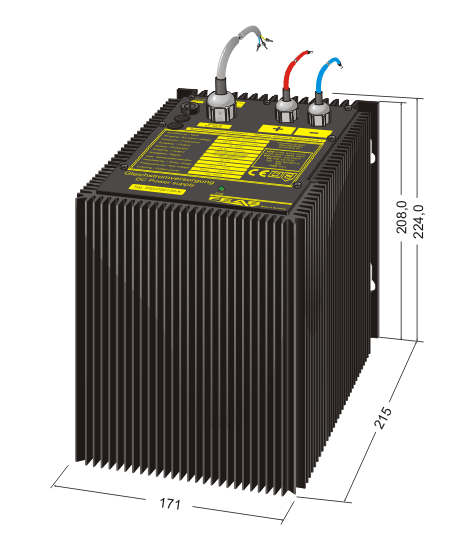 Dimensions Netzteil PSU750130-K (230VAC)